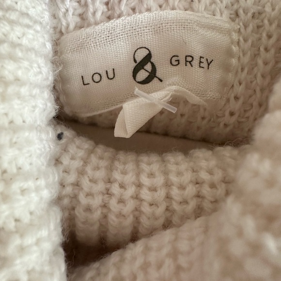 NWOT Lou & Grey knit wool tunic in soft ivory. Size XS. - Picture 4 of 4
